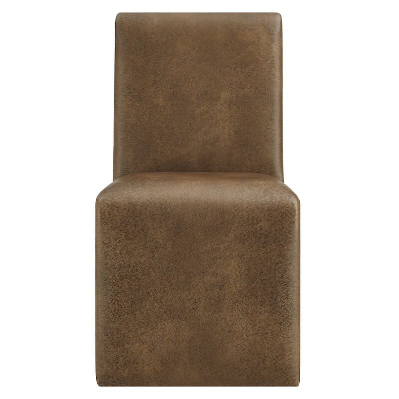 Emory Vegan Leather Dining Side Chair image number 5