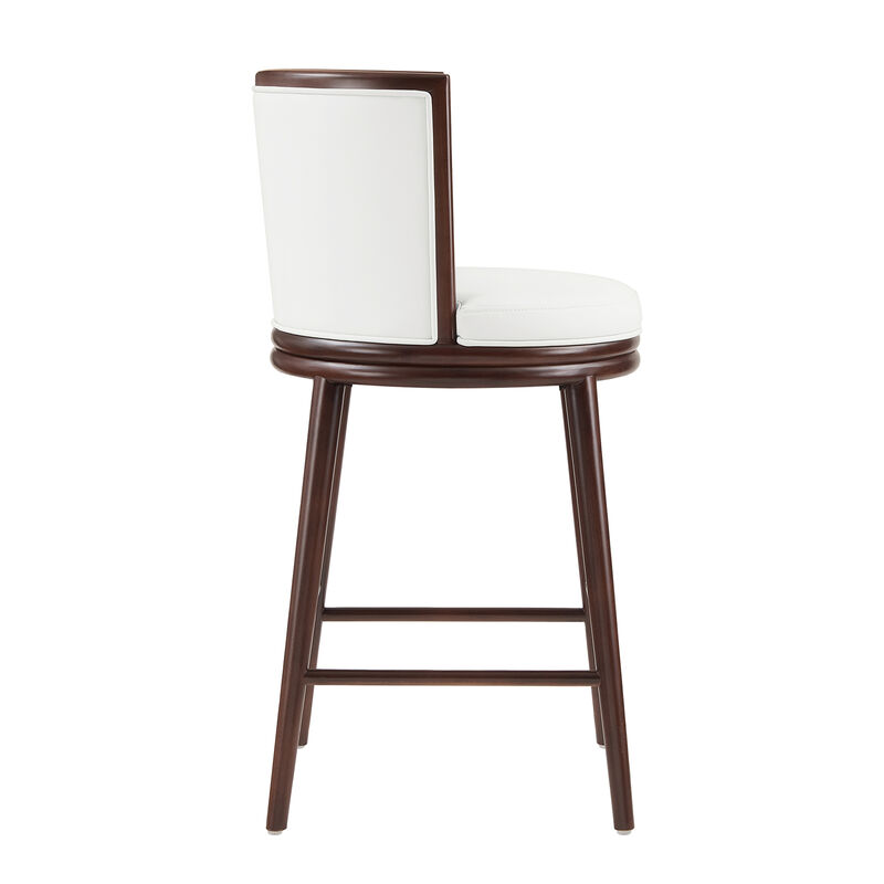 Evalyn White Bar Stools (Set of 3)