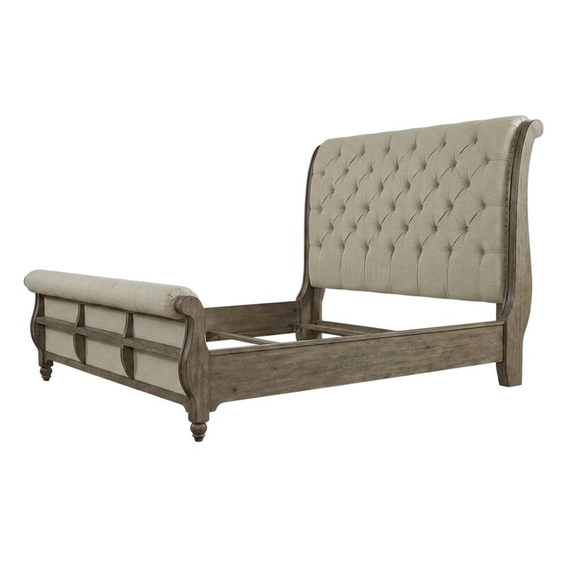 Liberty Furniture Americana Farmhouse King Sleigh Bed, Dresser & Mirror, Chest, N/S image number 0