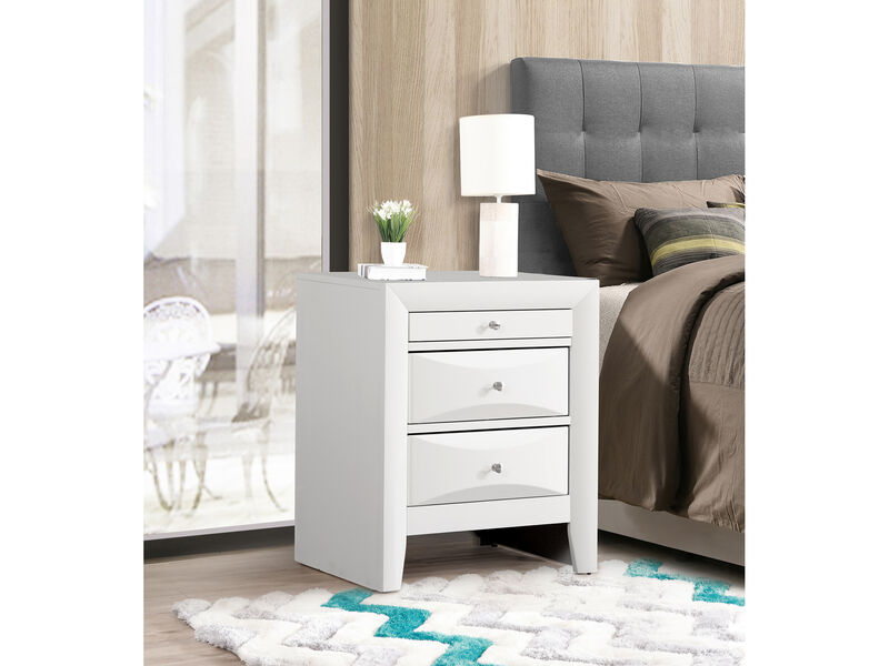 Marilla 3-Drawer Nightstand (28 in. H x 17 in. W x 23 in. D) image number 1