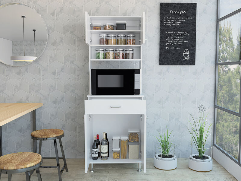 Pantry Piacenza, Kitchen, White
