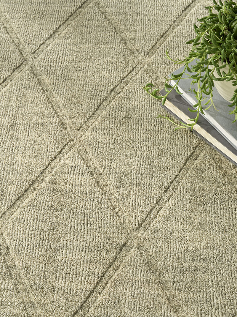 Wool Haven WOH01 Sage 7'9" x 9'9" Rug