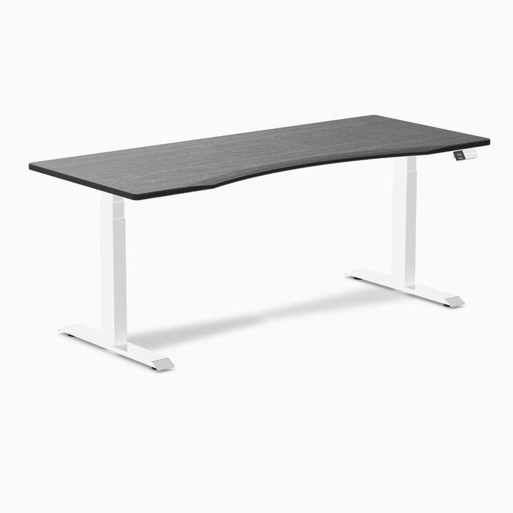 Desky Dual Ergo Edge Sit Stand Desk