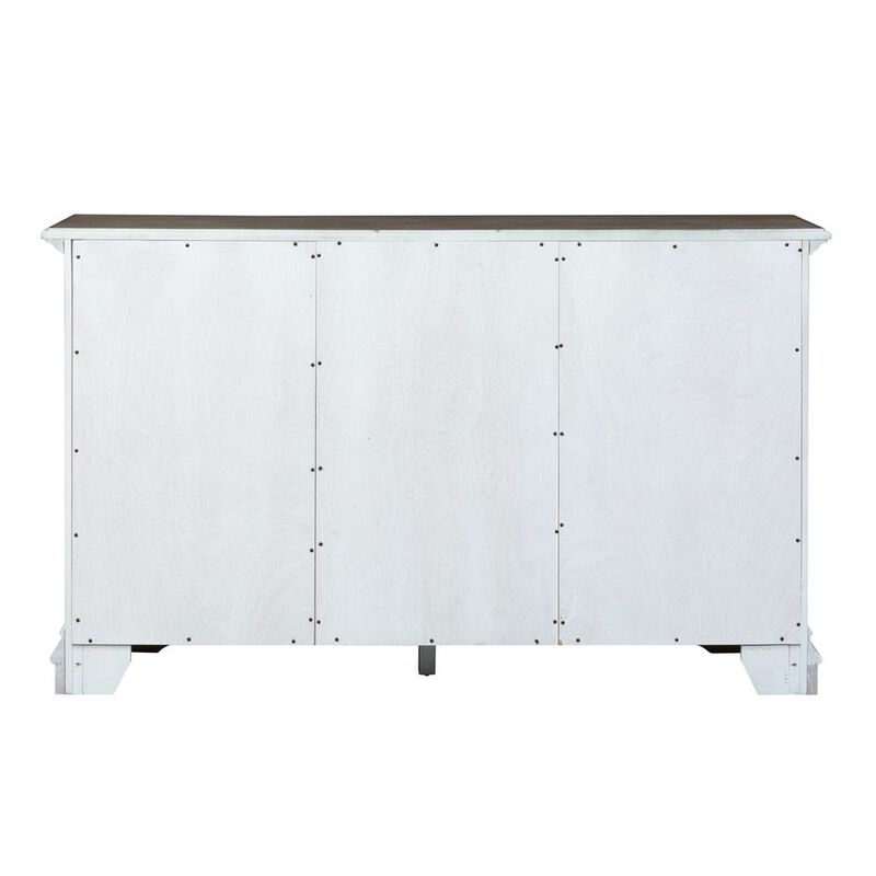 Liberty Furniture Abbey Park Buffet in Antique White image number 4