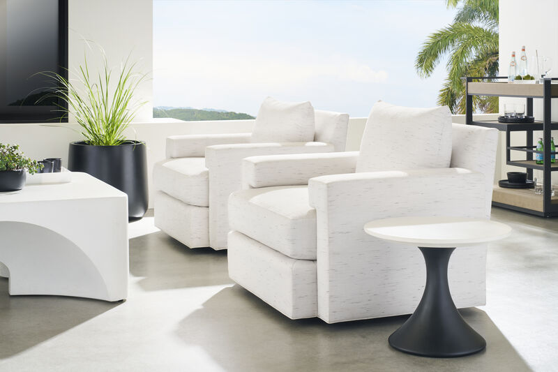 Montecito Outdoor Serving Cart