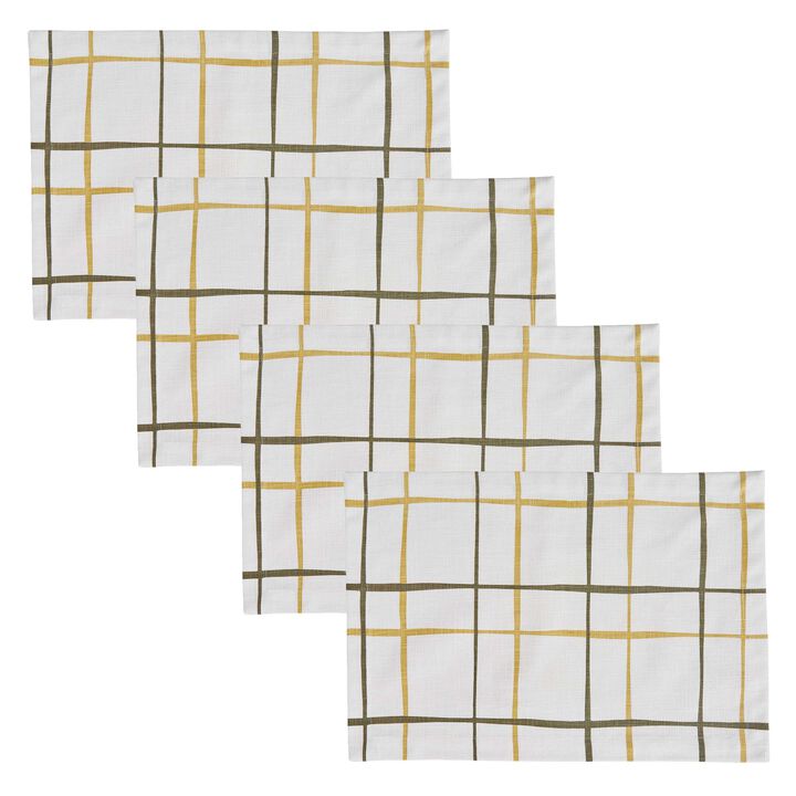 Split P Phoenix Plaid Placemat Set of 4