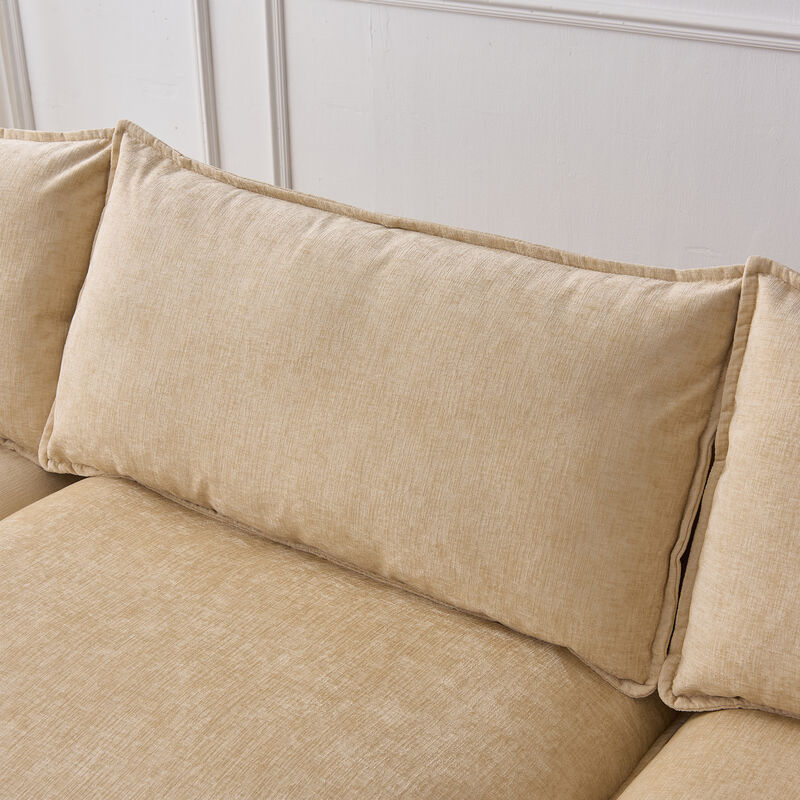 Vulwab 105" Modular Sectional Couch image number 7