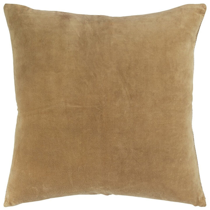 Modern Reversible Cotton Velvet Throw Pillow – Decorative Accent Cushion for Sofa or Bedroom