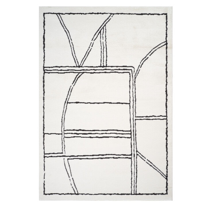 HomeRoots Medallion Area Rug