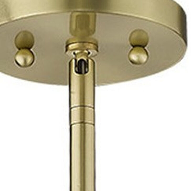 Hivvago Basetti 1-Light Gold Pendant