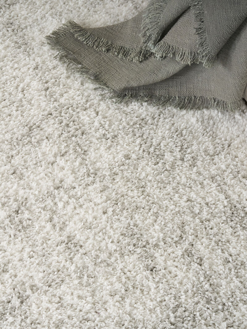 Modern Shag MMD06 Ivory/Gray 3'11" x 5'11" Rug