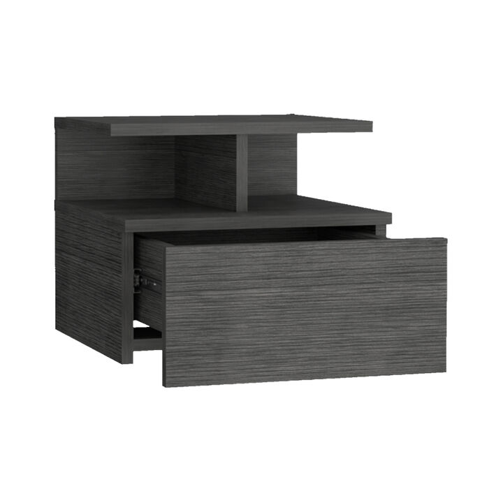 Streamdale Nightstand Floating Flopini, Bedroom, Smokey Oak