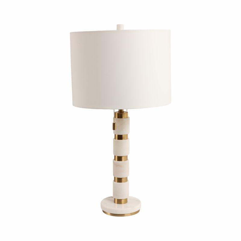 27x14" Stacked Marble Lamp image number 2