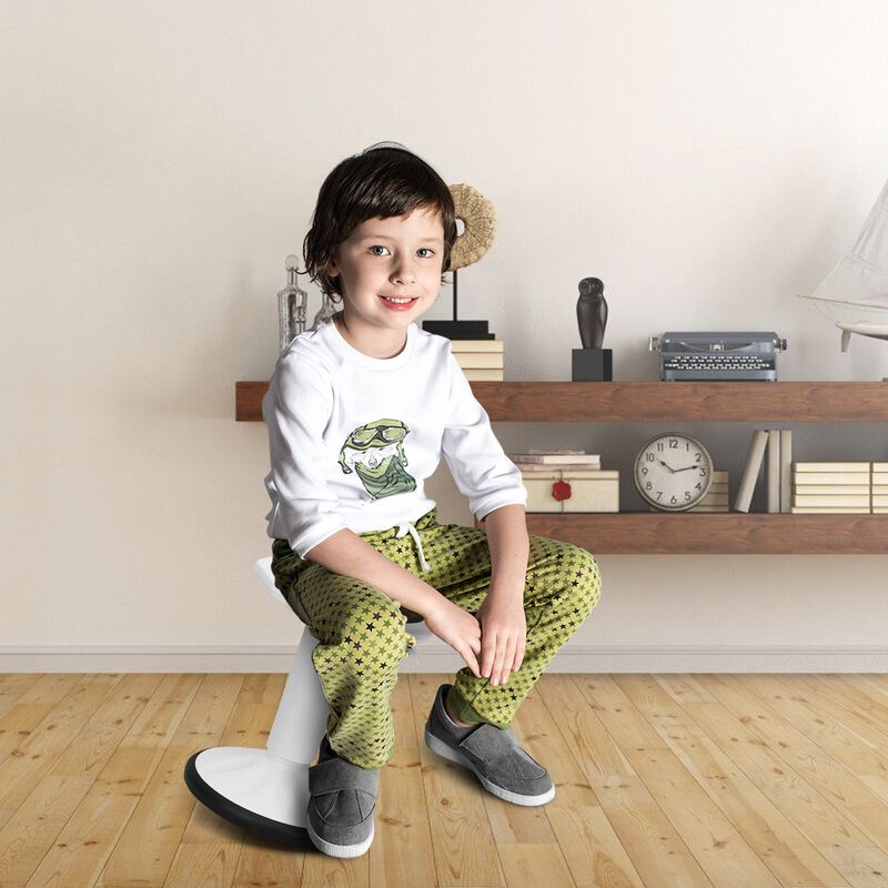 Adjustable-Height Wobble Chair Active Learning Stool for Office Stand Up Desk