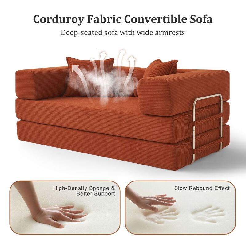 5-in-1 Convertible Sleeper Sofa Bed image number 9