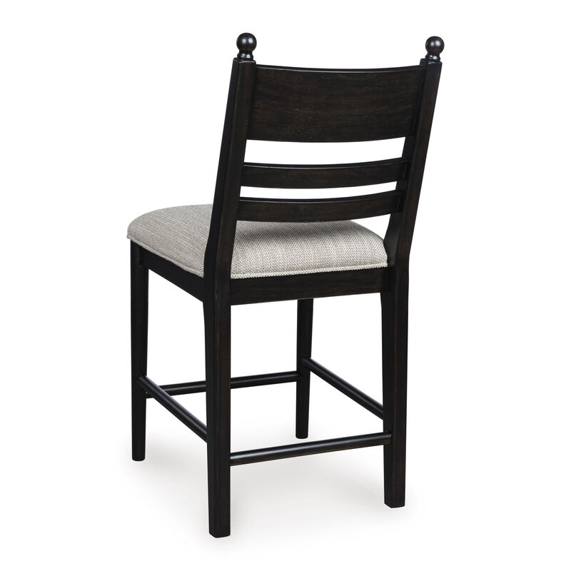 Chadworth Black Upholstered Barstool image number 3