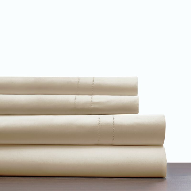 Pointehaven 620 Thread count Long staple cotton deep pocket oversized 4 pc sheet set