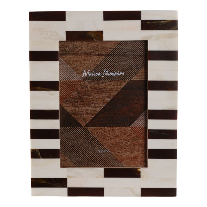 5x7 Small Stripe Photo Frame