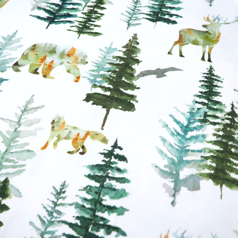 Super Soft Fitted Crib Sheet - In The Woods