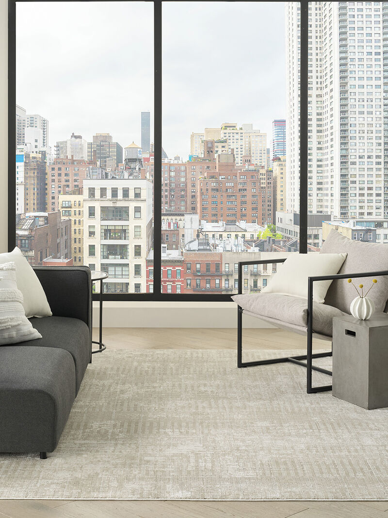 Grand Street GRN02 Ivory/Beige 9' x 12' Rug