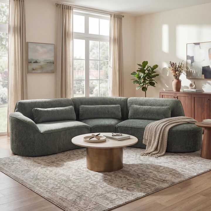 Jexfok curved Sectional Sofa