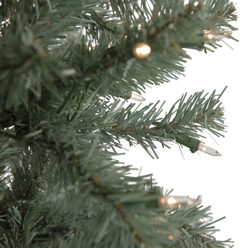 7.5' Pre-Lit Colorado Blue Spruce Artificial Christmas Tree  Clear Lights