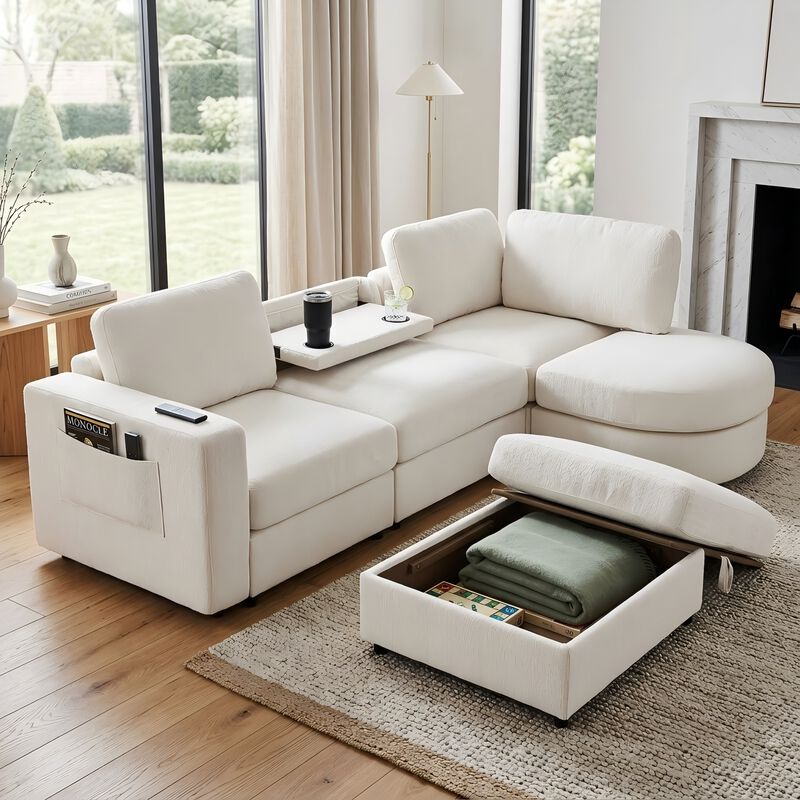Krasul U Shaped Sectional Sofa image number 2