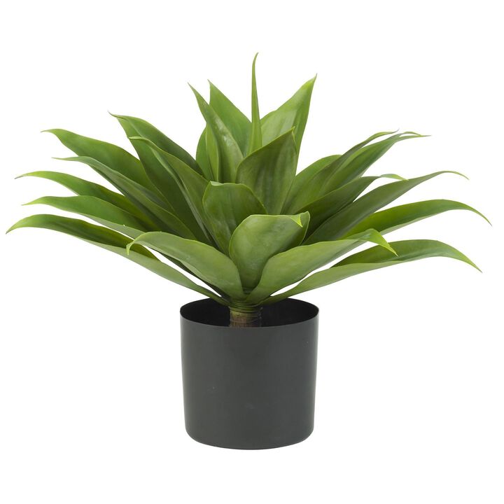 Nearly Natural 25-in Agave w/Plastic Pot