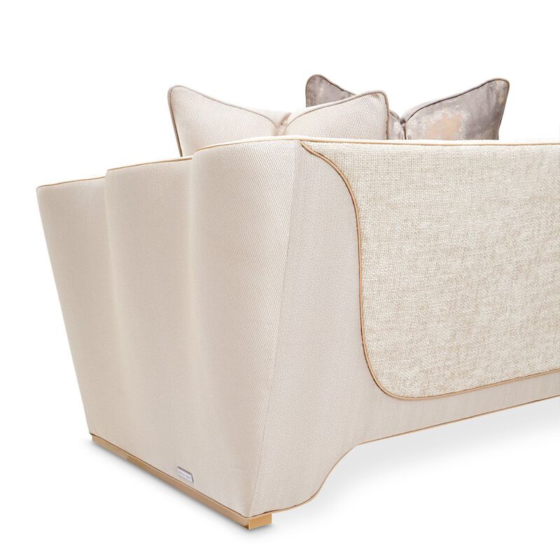 Michael Amini La Terrazza Sofa - Cappuccino/Light Champagne