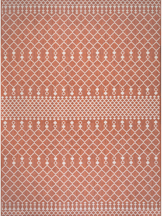 Positano POS02 Terracotta 8' x 10' Rug