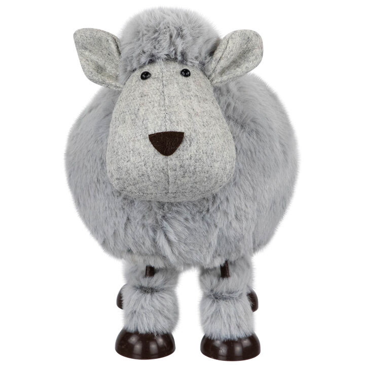 Bouncing Sheep Table Top Easter Figure - 7.5" - Gray