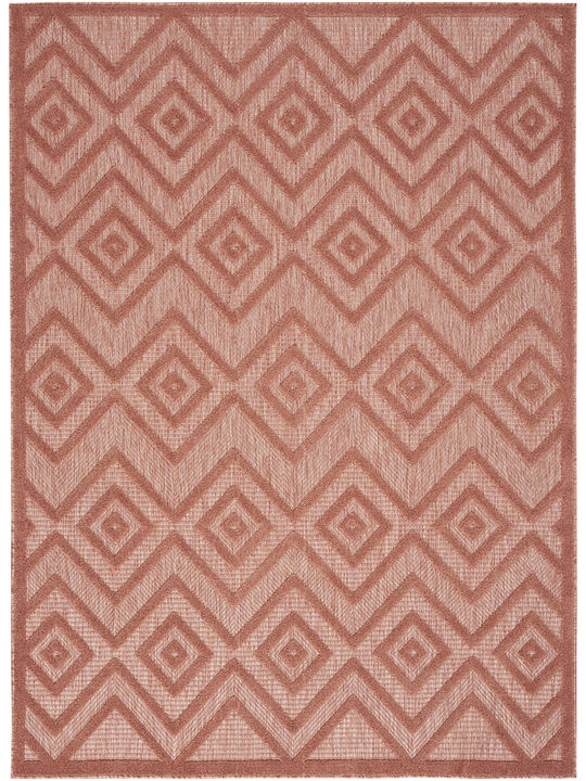 Versatile NRV01 Coral/Orange 6' x 9' Rug