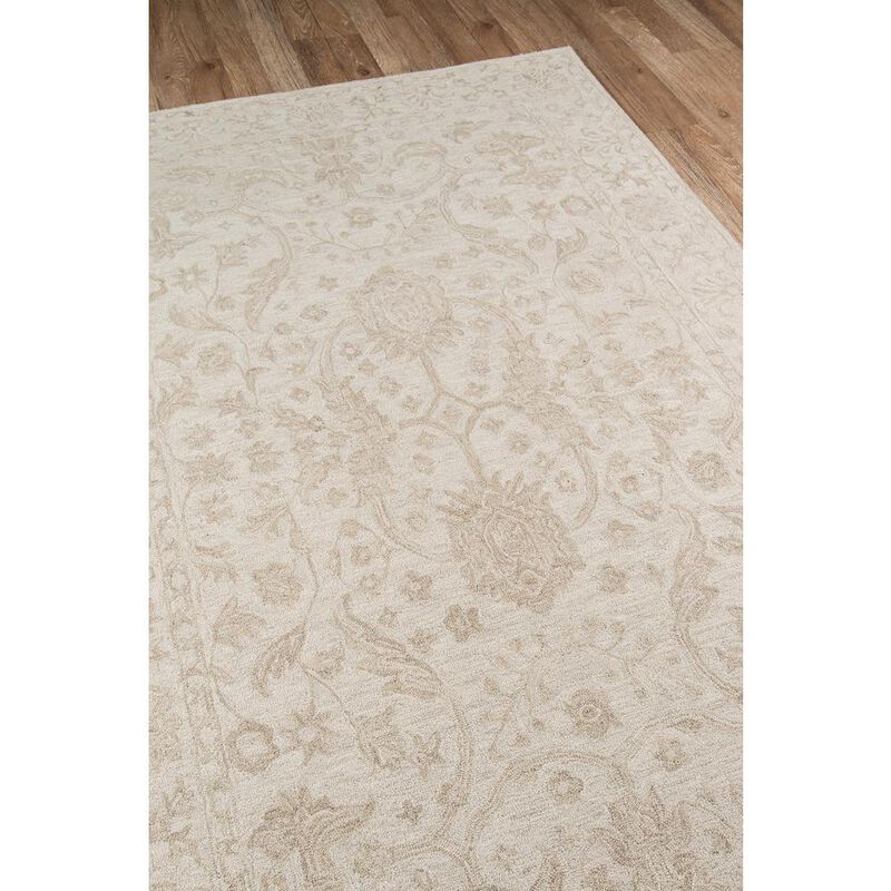Momeni Traditional Rectangle Area Rug, Beige, 5' X 8'