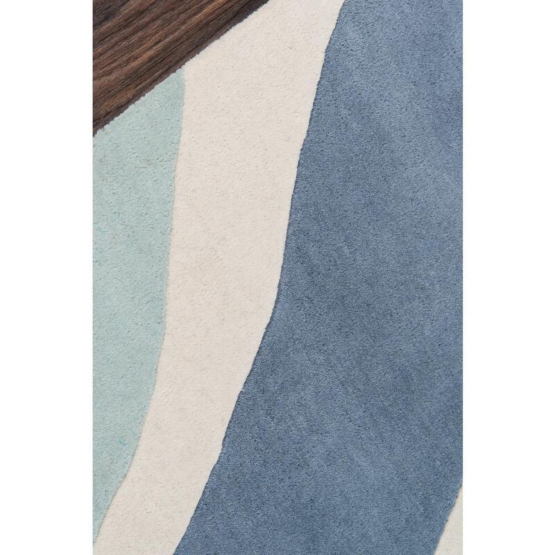 Novogratz Contemporary Rectangle Area Rug, Blue, 8' X 10'