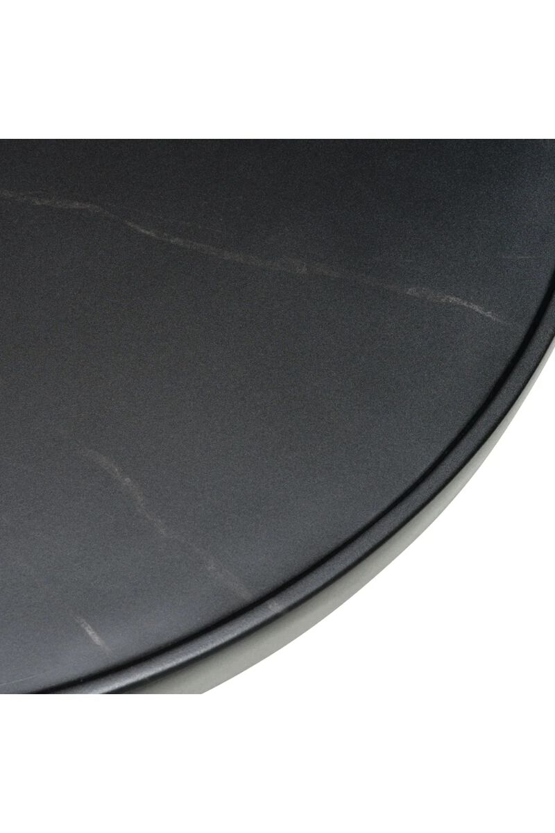 Black Fiberglass Coffee Table | OROA Modern Akron image number 4