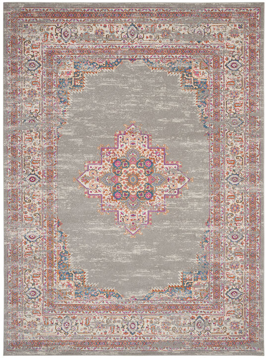 Passion PSN03 Gray 10' x 14' Rug