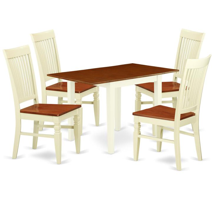 Dining Room Set Buttermilk & Cherry