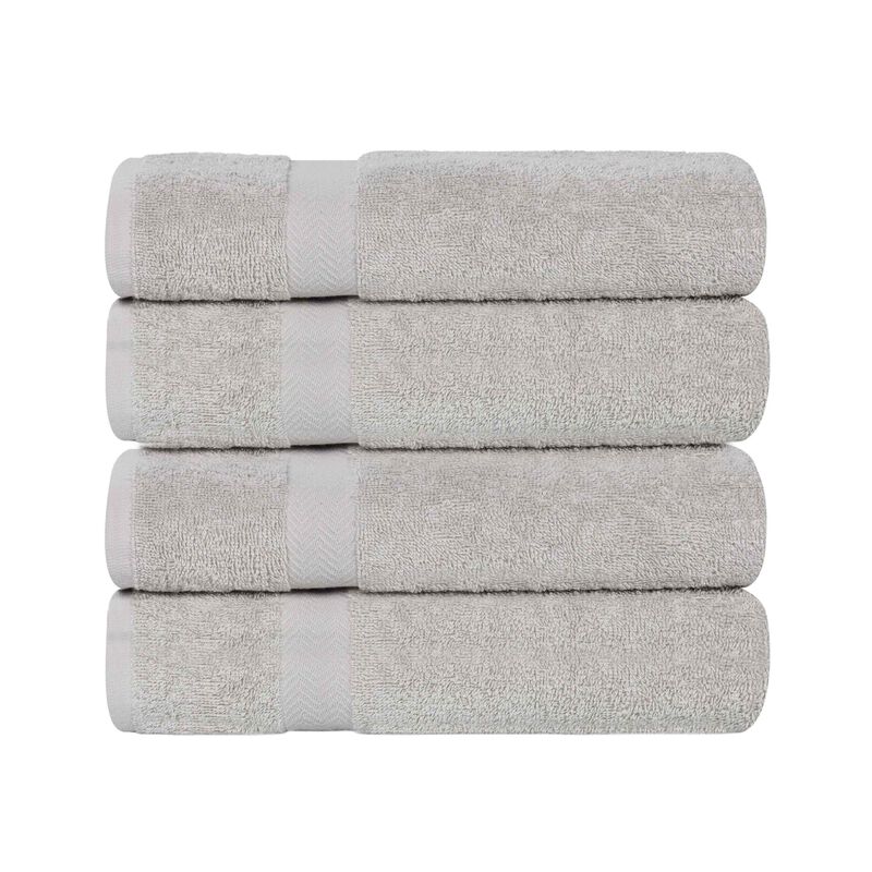 4-Piece Cotton Towel Set for Bathroom, Ultra Absorbent and Fast Drying image number 0