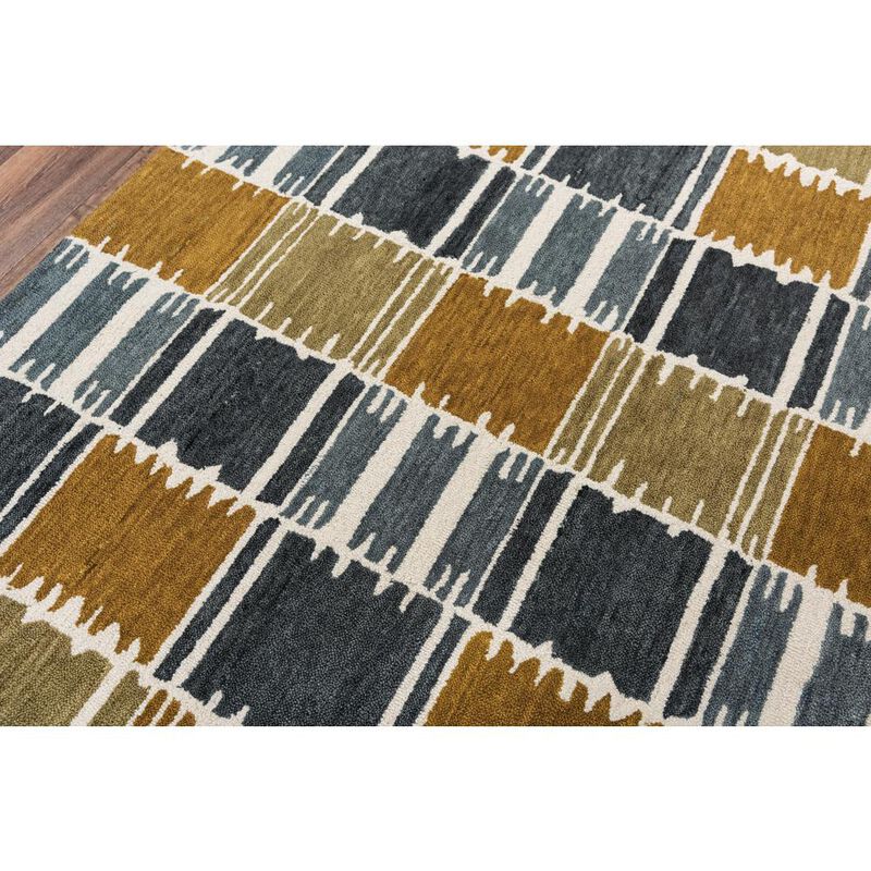 Rivera Gray 5' x 8' Hand-Tufted Rug