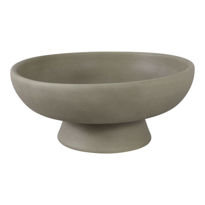 Terracotta Bowl On Pedestal