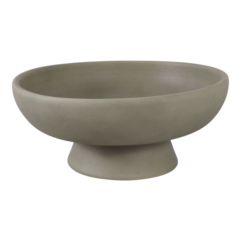 Terracotta Bowl On Pedestal image number 0
