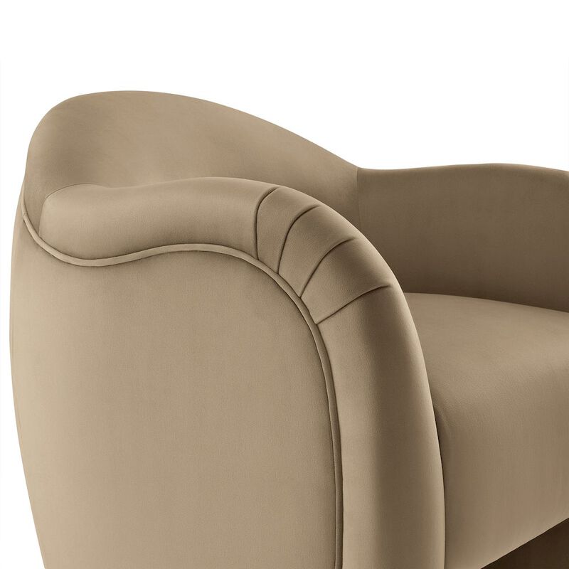 Compose Performance Velvet Accent Chair image number 6