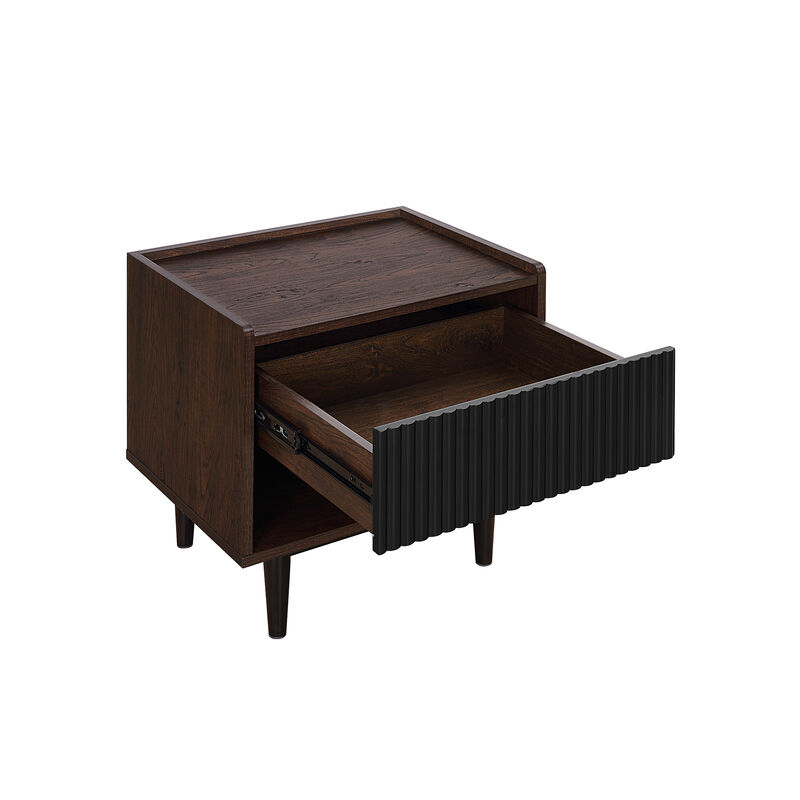 Duane Black Nightstand image number 3