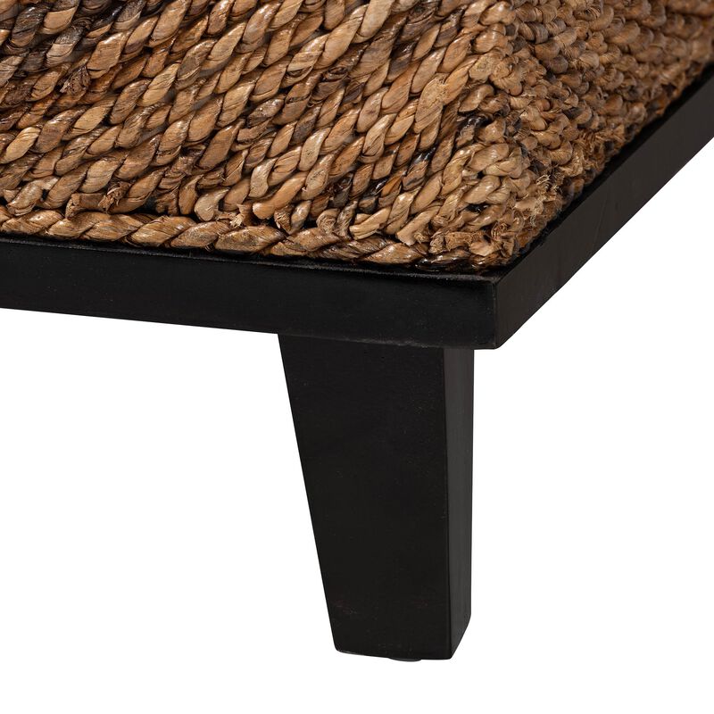 bali & pari Verino Bohemian Natural Seagrass Coffee Table