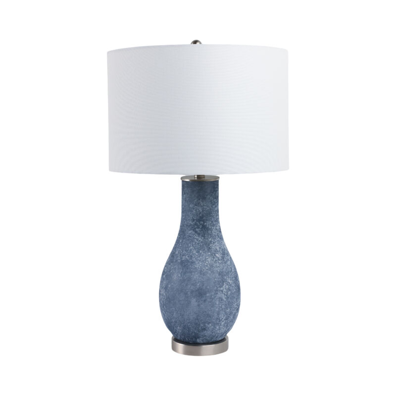Frosted Glass Teardrop Lamp image number 0
