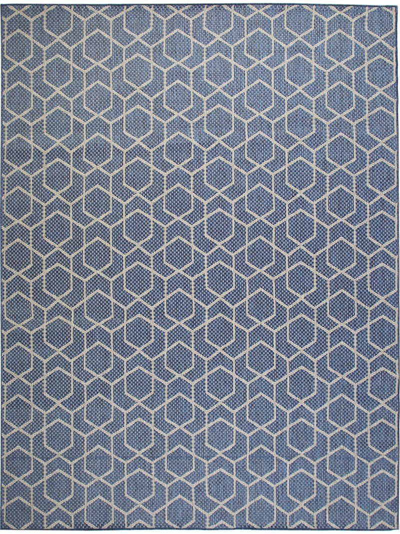 Horizon Indoor/Outdoor HOZ01 Denim 9' x 12' Rug