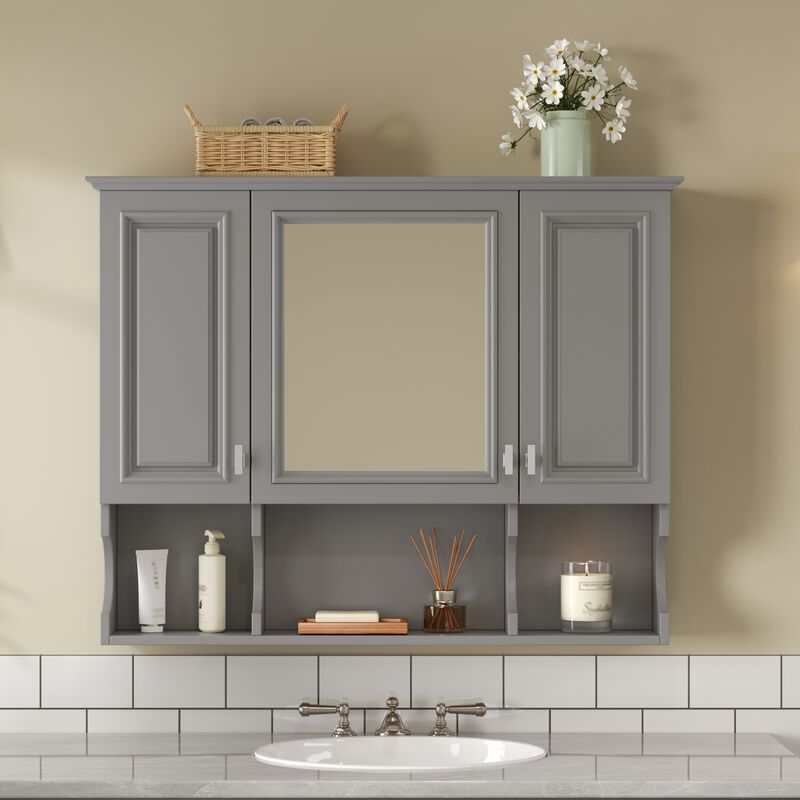 ELEMENT ACE Wall Mounted Medicine Cabinet with Adjustable Shelves and Soft Close Doors image number 4