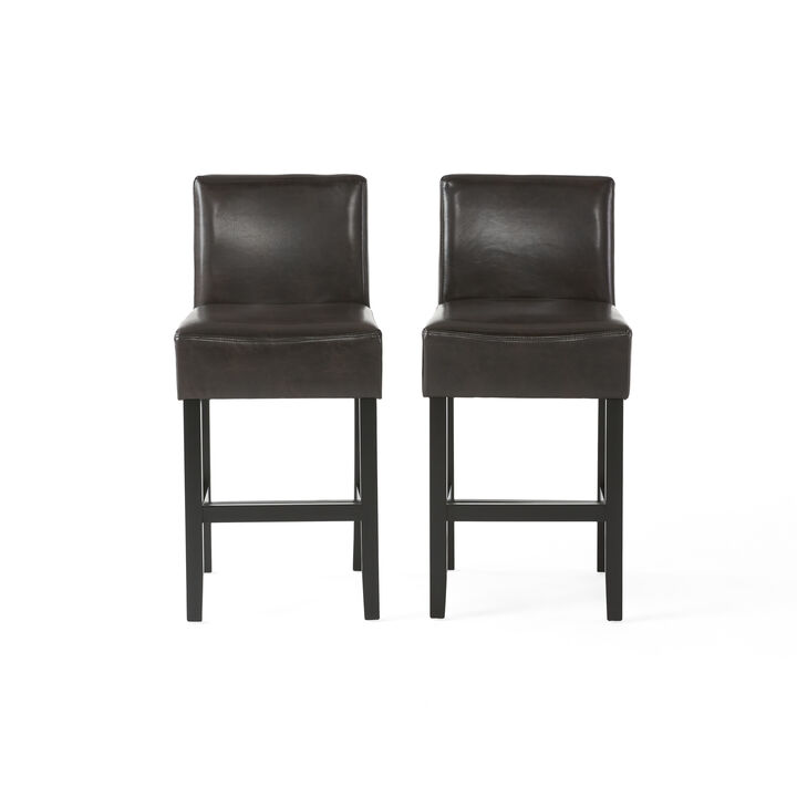 Merax Leather Counter stools (Set of 2)