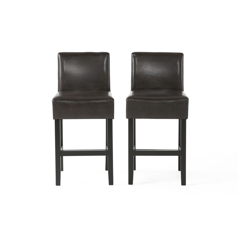 Merax Leather Counter stools (Set of 2)