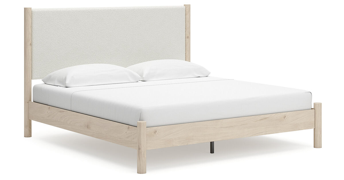 Cadmori King Upholstered Panel Bed